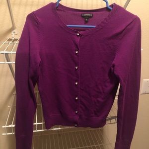 Purple Cardigan